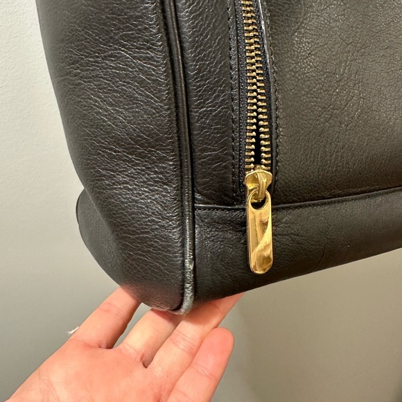 Gently used Banana Republic Genuine Black Leather Tote - Picture 7 of 12